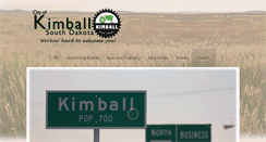 Desktop Screenshot of kimballsd.org